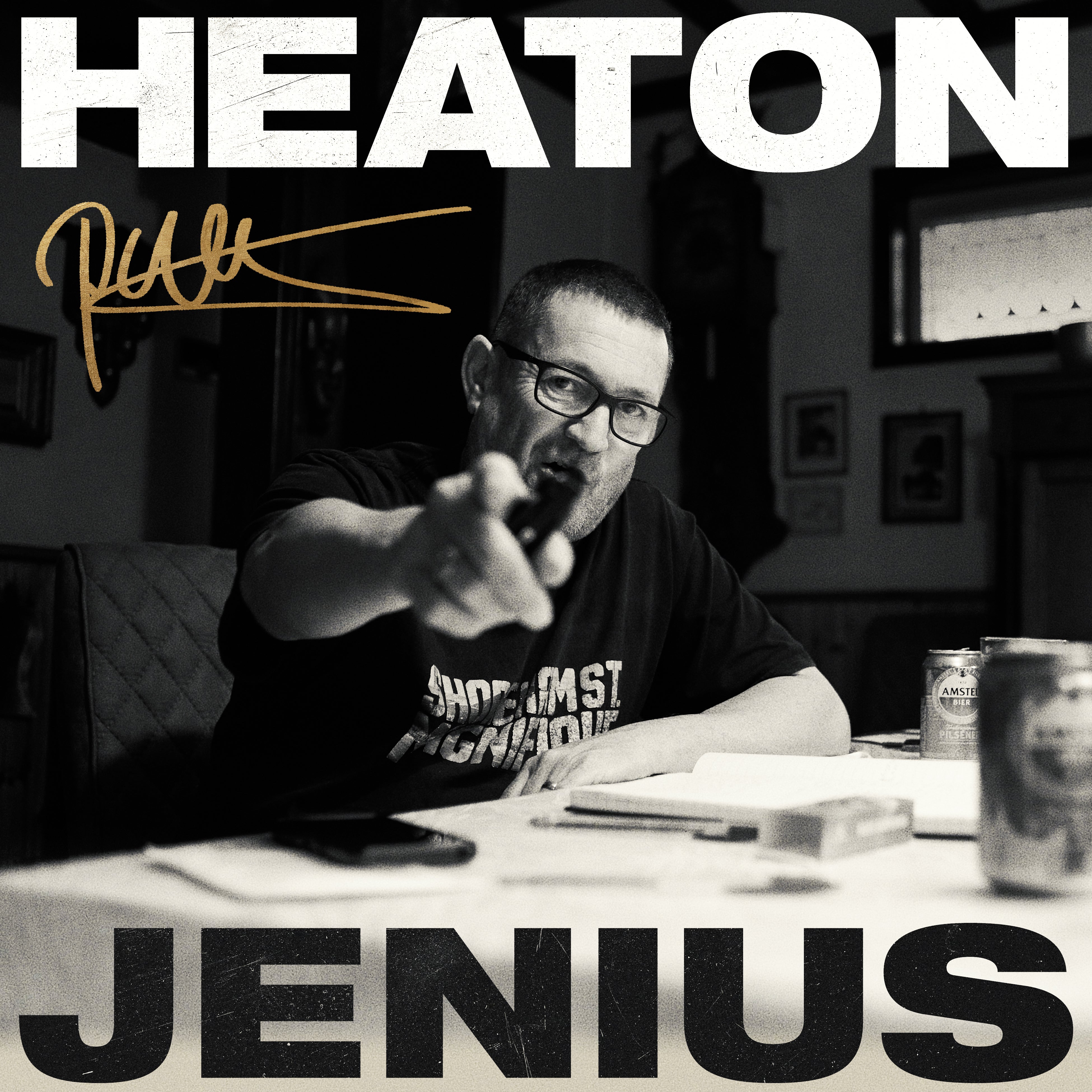 Paul Heaton - Jenius - Signed Art Card
