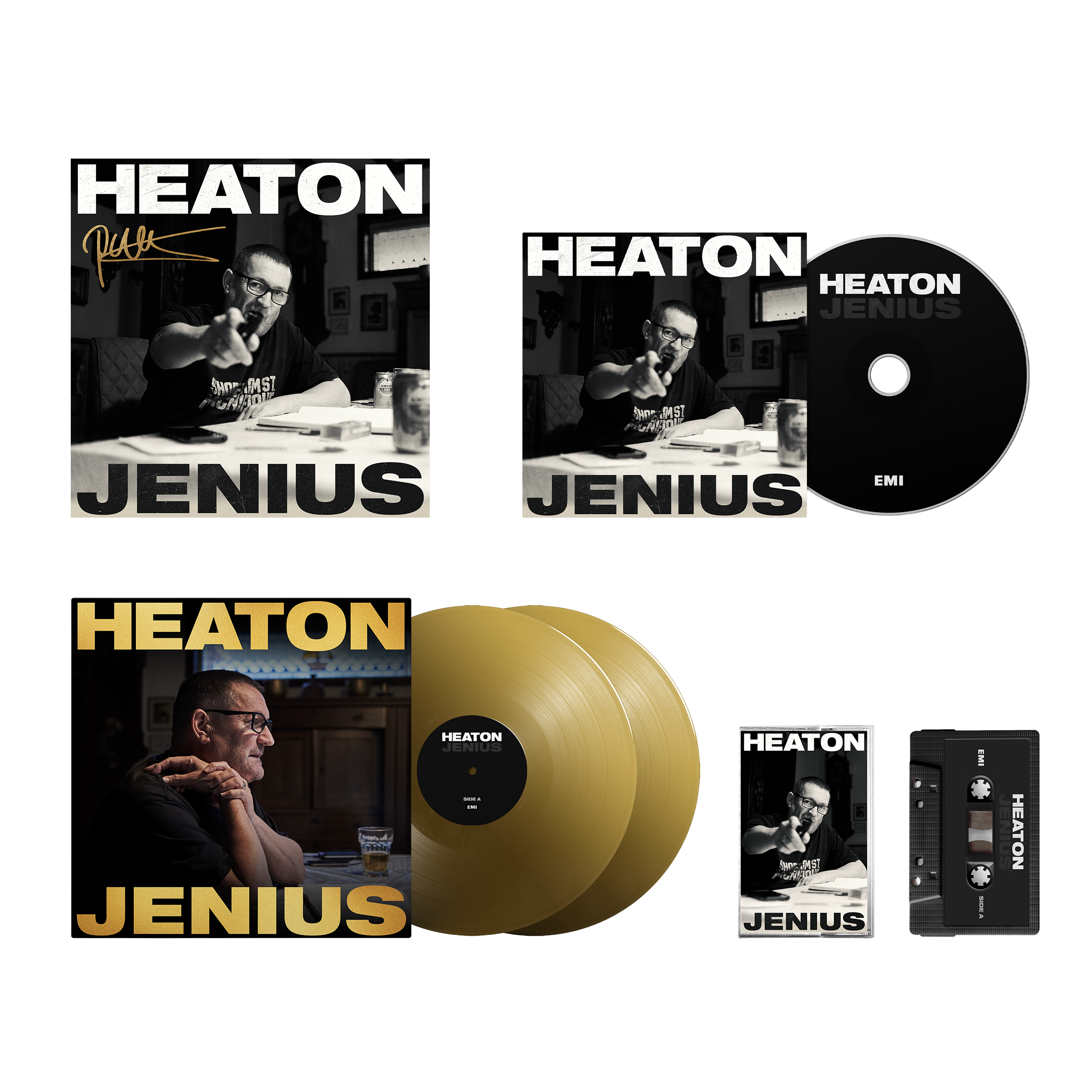 Gold Vinyl + CD + Cassette + Signed Art Card