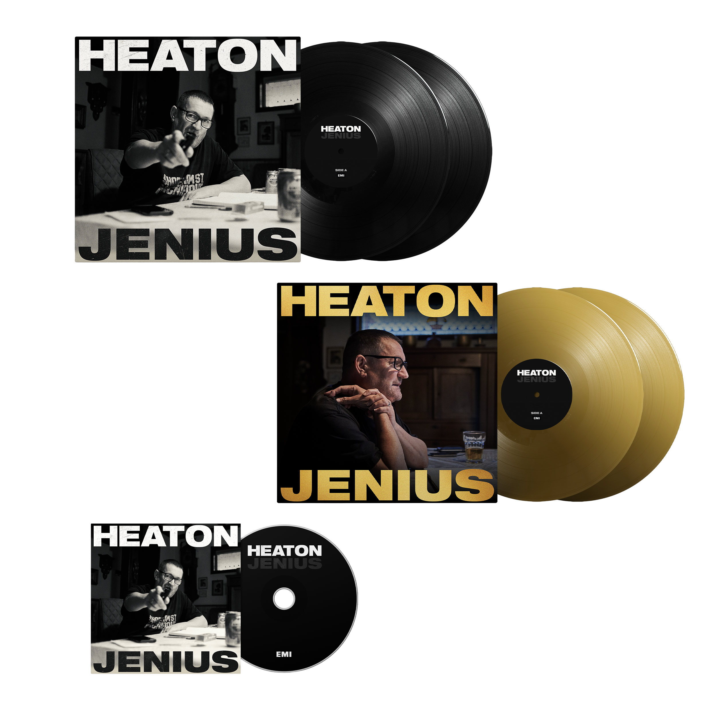Standard Vinyl, Exclusive Gold Vinyl + CD